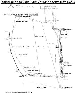 Bamanpukur-Mound-Plan 